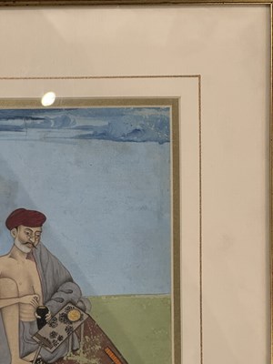 Lot 75 - A DEPICTION OF AN ARTIST, PUNJAB, INDIA, SECOND HALF 19TH CENTURY