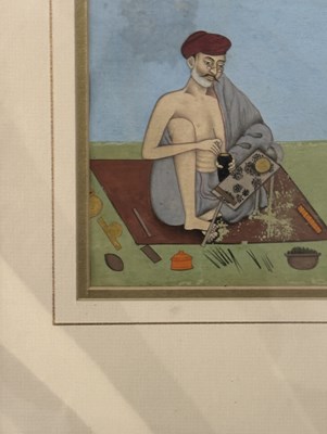Lot 75 - A DEPICTION OF AN ARTIST, PUNJAB, INDIA, SECOND HALF 19TH CENTURY
