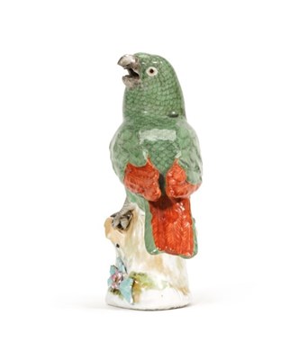 Lot 7 - A MEISSEN FIGURE OF A PARROT, CIRCA 1740-45