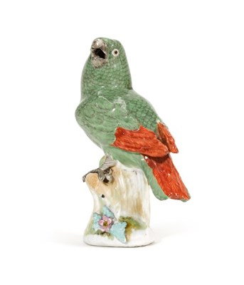 Lot 7 - A MEISSEN FIGURE OF A PARROT, CIRCA 1740-45