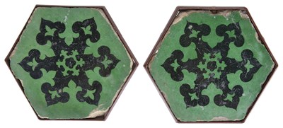 Lot 218 - â€¡TWO DOME-OF-THE-ROCK TILES