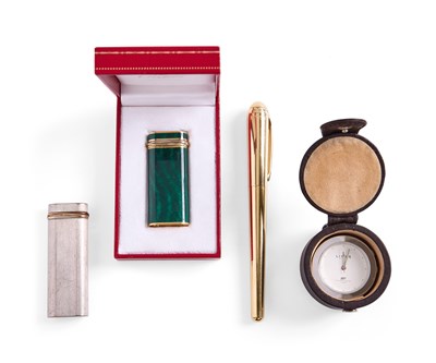 Lot 550 - TWO ‘MUST DE CARTIER’ CIGARETTE LIGHTERS