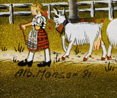 Lot 67 - ALBERT MANSER (SWISS 1937-2011)