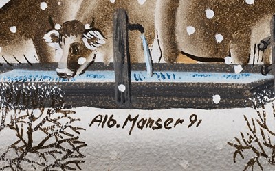 Lot 67 - ALBERT MANSER (SWISS 1937-2011)