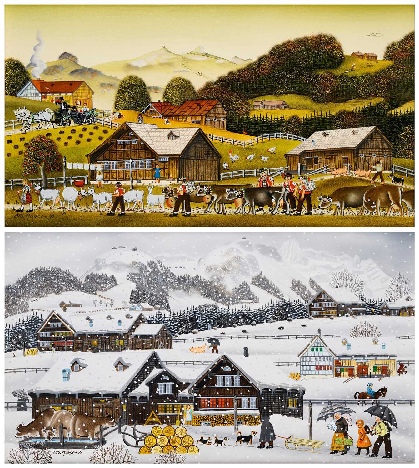 Lot 67 - ALBERT MANSER (SWISS 1937-2011)