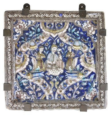 Lot 225 - â€¡A QAJAR TILE