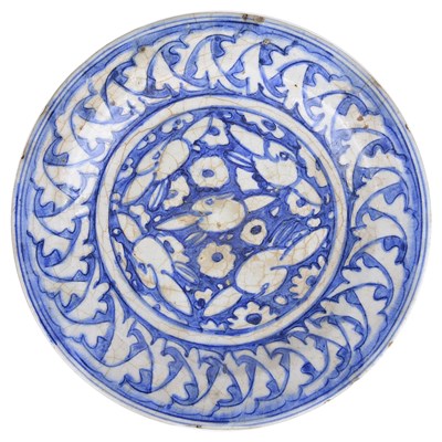 Lot 230 - â€¡A 'KUBACHI' BLUE AND WHITE DISH