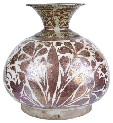 Lot 232 - â€¡A SAFAVID LUSTRE BOTTLE