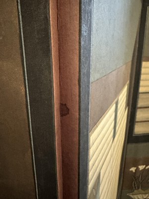 Lot 142 - A KOREAN CHAEKGEORI EIGHT-FOLD SCREEN WITH HIDDEN ARTIST SEAL, JOSEON DYNASTY, 19TH CENTURY