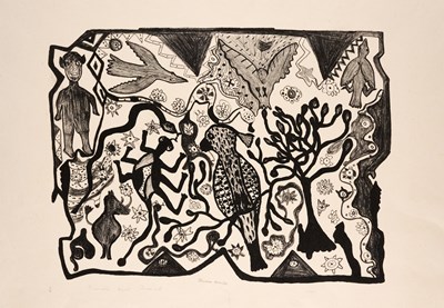 Lot 316 - QWAA (BOTSWANAN circa 1920-1990) / THAMAE KAASHE (BOTSWANAN B.1979