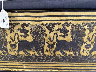 Lot 46 - A CHINESE SILK BROCADE, MING DYNASTY, 15TH CENTURY