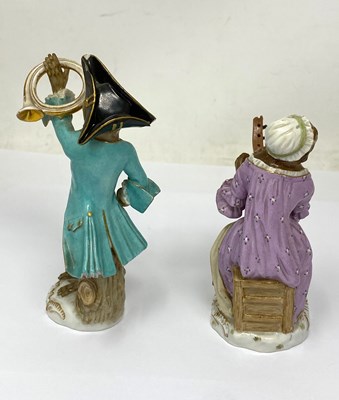 Lot 13 - A GROUP OF NINE MEISSEN MONKEY BAND (AFFENKAPELLE) FIGURES, MID 19TH CENTURY
