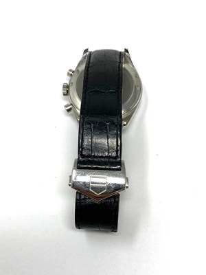 Lot 513 - TAG HEUER, CARRERA CALIBRE 17, REF.CV2113: GENTLEMAN'S STAINLESS STEEL CHRONOGRAPH WRISTWATCH, CIRCA 2000