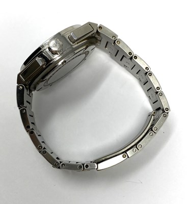 Lot 514 - IWC, INGENIEUR CHRONOGRAPH, REF.3725.01: GENTLEMAN'S STAINLESS STEEL BRACELET WATCH, 2005-08