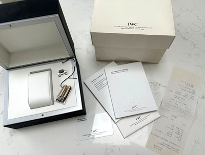 Lot 514 - IWC, INGENIEUR CHRONOGRAPH, REF.3725.01: GENTLEMAN'S STAINLESS STEEL BRACELET WATCH, 2005-08