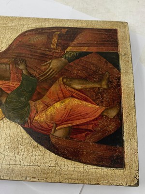 Lot 65 - AN ICON OF VIRGIN ELEOUSA, RUSSIAN, 19TH CENTURY