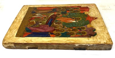Lot 60 - AN ICON OF THE DORMITION, RUSSIAN, CIRCA 1800