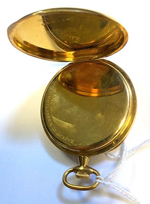 Lot 510 - PATEK PHILIPPE: SWISS GOLD POCKET WATCH, GENEVA, CIRCA 1922