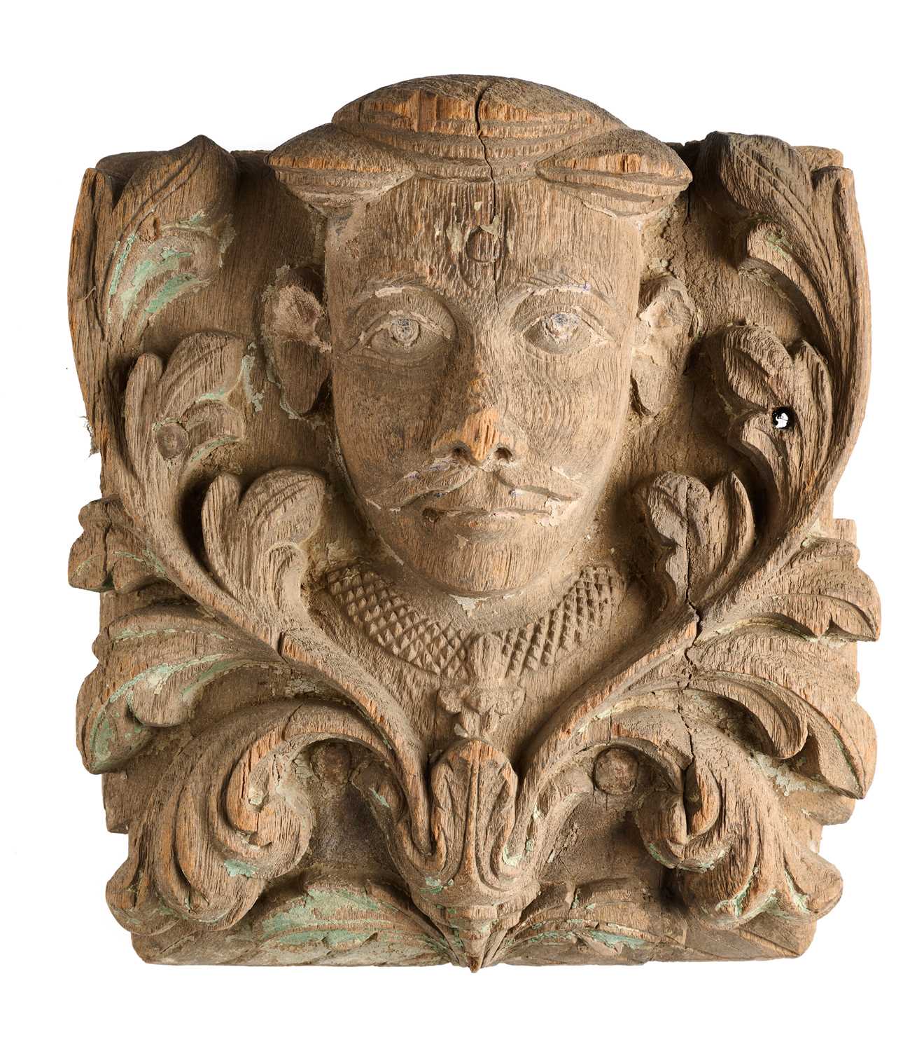 Lot 70 - A CARVED WOOD ARCHITECTURAL RELIEF, GUJARAT, WESTERN INDIA, 19TH CENTURY