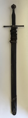 Lot 134 - A VERY FINE GERMAN EXECUTIONER’S SWORD, DATED 1569