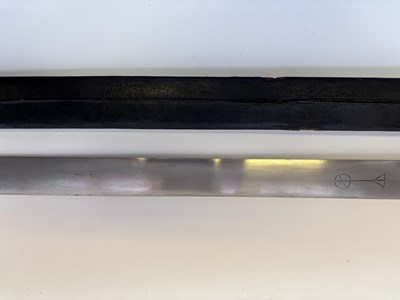 Lot 134 - A VERY FINE GERMAN EXECUTIONER’S SWORD, DATED 1569