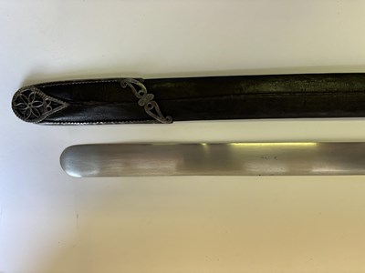 Lot 134 - A VERY FINE GERMAN EXECUTIONER’S SWORD, DATED 1569