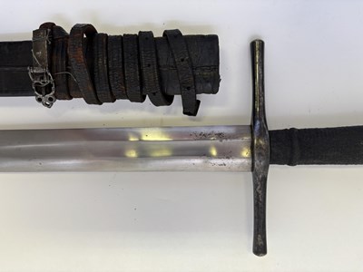 Lot 134 - A VERY FINE GERMAN EXECUTIONER’S SWORD, DATED 1569