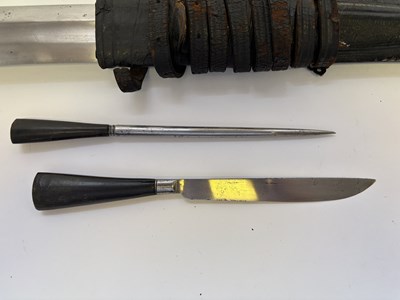 Lot 134 - A VERY FINE GERMAN EXECUTIONER’S SWORD, DATED 1569