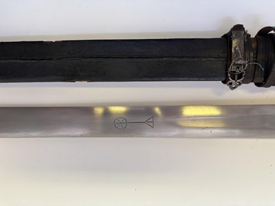 Lot 134 - A VERY FINE GERMAN EXECUTIONER’S SWORD, DATED 1569