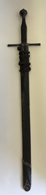 Lot 134 - A VERY FINE GERMAN EXECUTIONER’S SWORD, DATED 1569