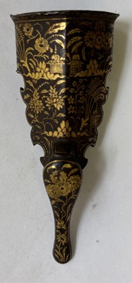 Lot 148 - A RARE NORTH INDIAN SMALL-SWORD SCABBARD LOCKET FOR THE EUROPEAN MARKET, CIRCA 1770-80