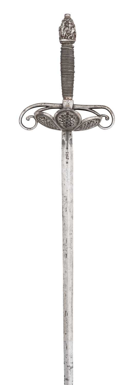 Lot 226 - A COMPOSITE RAPIER, 17TH CENTURY