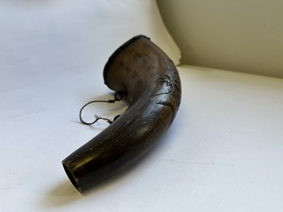Lot 88 - A CHINESE BUFFALO HORN FLASK, QING DYNASTY, 19TH CENTURY