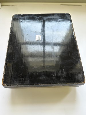 Lot 33 - TWO CHINESE EXPORT LACQUER GAMES BOXES AND COVERS, QING DYNASTY, 19TH CENTURY