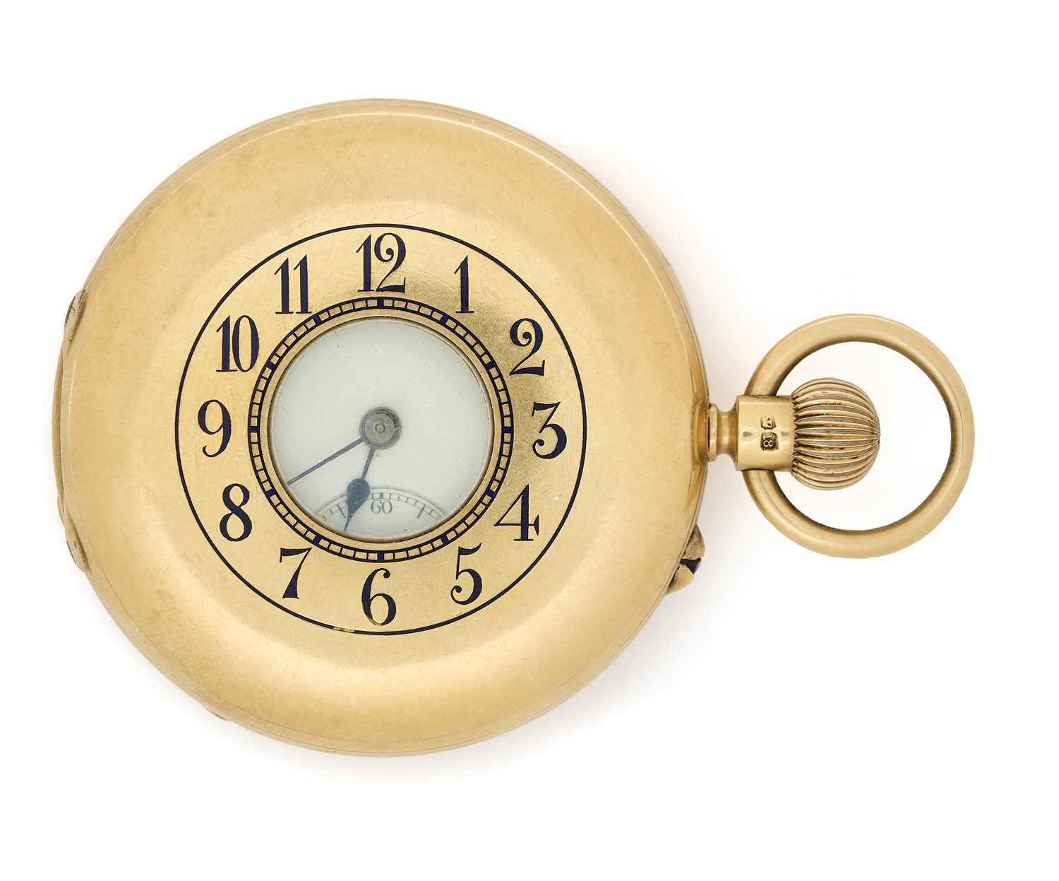 Lot 506 - VICTORIAN GOLD HALF-HUNTING CASED POCKET WATCH WITH THIEF-PROOF BOW, COLLINGWOOD & CO., LONDON, CIRCA 1890