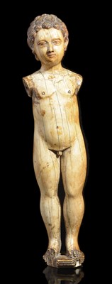 Lot 279 - ~AN IVORY FIGURE OF THE CHRIST CHILD