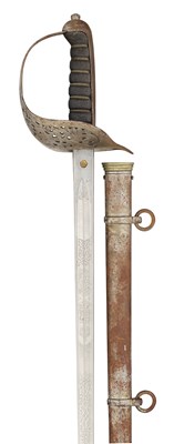 Lot 723 - AN 1897 PATTERN INFANTRY OFFICER’S SWORD RETAILED BY HAMBURGER, ROGERS & CO.
