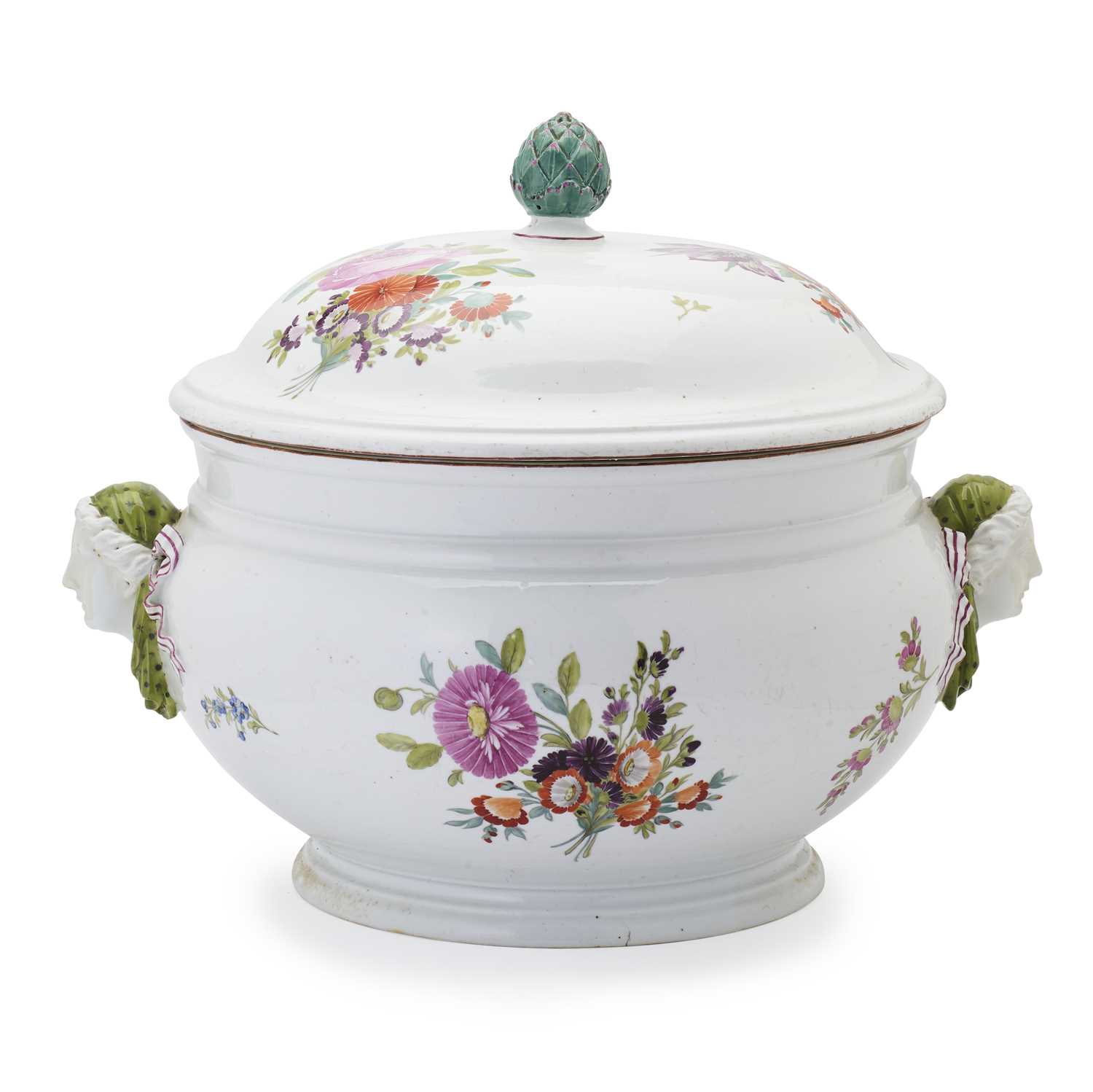 Lot 35 - AN IMPERIAL PORCELAIN MANUFACTORY SOUP TUREEN AND COVER FROM THE EVERYDAY SERVICE, ST PETERSBURG, PERIOD OF PAUL I (1796-1801)