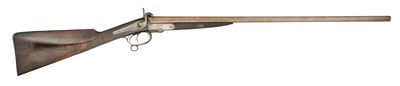 Lot 742 - AN 18 BORE PIN-FIRE D.B. SPORTING GUN BY RICHD. JACKSON, 30 PORTMAN PLACE, EDGWARE ROAD