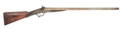 Lot 743 - AN 11 BORE PIN-FIRE D.B. SPORTING GUN BY J. BLANCH & SON, 29 GRACECHURCH STREET