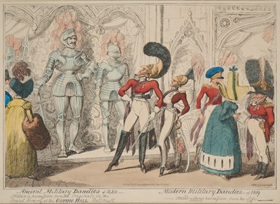 Lot 625 - THREE CARTOONS AND AN AMERICAN SOCIETY OF ARMS CERTIFICATE