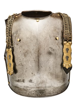 Lot 728 - A CONTINENTAL CARABINIER’S BREASTPLATE AND BACKPLATE, 19TH CENTURY