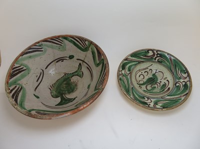 Lot 299 - TWO SPANISH FAIENCE BOWLS