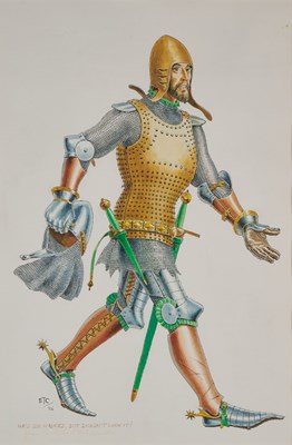 Lot 624 - SIX PRINTS DEPICTING WARRIORS