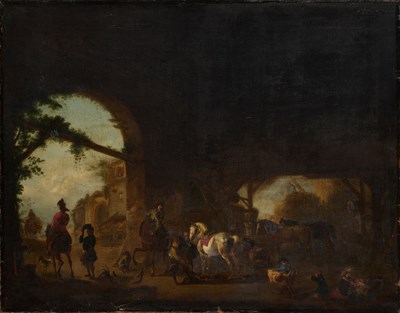 Lot 316 - CIRCLE OF PHILLIP WOUVERMANS (DUTCH 17TH CENTURY)