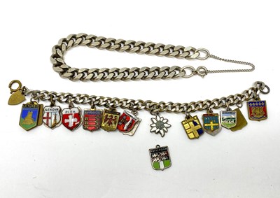 Lot 403 - TWO SILVER BRACELETS