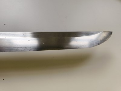 Lot 3 - A JAPANESE SWORD (KATANA), SIGNED IZUMI (NO) KAMI FUJIWARA KUNISADA SAKU, 1620-1640