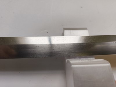 Lot 3 - A JAPANESE SWORD (KATANA), SIGNED IZUMI (NO) KAMI FUJIWARA KUNISADA SAKU, 1620-1640