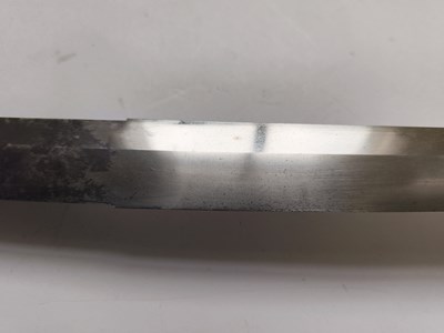 Lot 3 - A JAPANESE SWORD (KATANA), SIGNED IZUMI (NO) KAMI FUJIWARA KUNISADA SAKU, 1620-1640