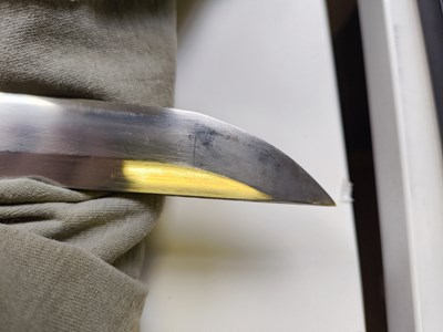 Lot 4 - A JAPANESE SWORD (KATANA), SIGNED KIYONDO, DATED 1866